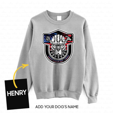 Personalized Dog Gift Idea - Happy Labor Day Cool Dog For Dog Lovers - Standard Crew Neck Sweatshirt